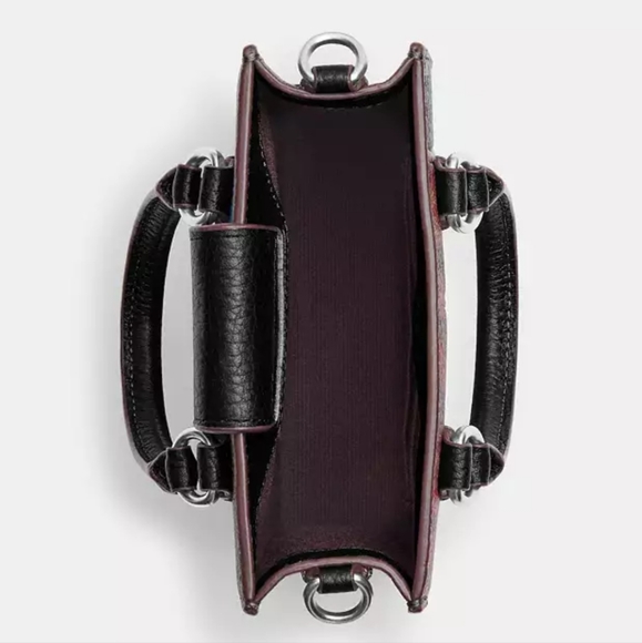 NWT COACH X MINT and SERF NORTH SOUTH Satchel Tote - Picture 3 of 6